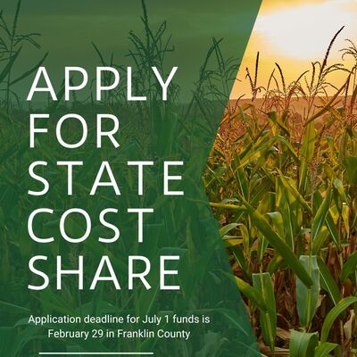 Apply for cost share before Feb 29
