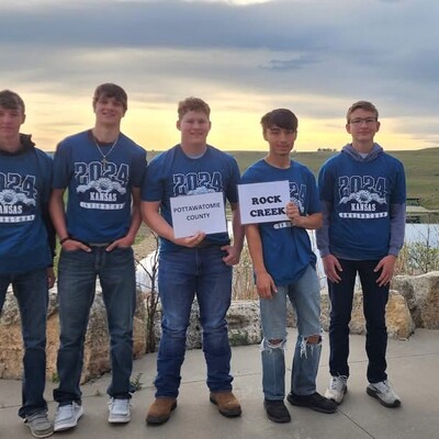 Pottawatomie County State Envirothon Team-Rock Creek High School FFA