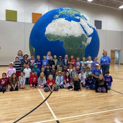 Earth Day at Hoisington Elementary.