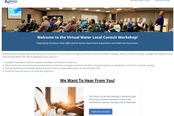 Governor Kelly Announces Virtual, On-Demand Meeting as Part of Water Local Consult Outreach