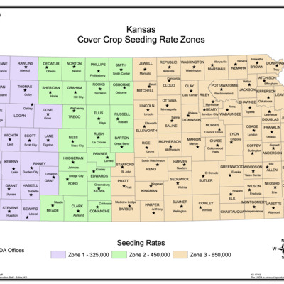 Cover Crop Zone Map Kansas