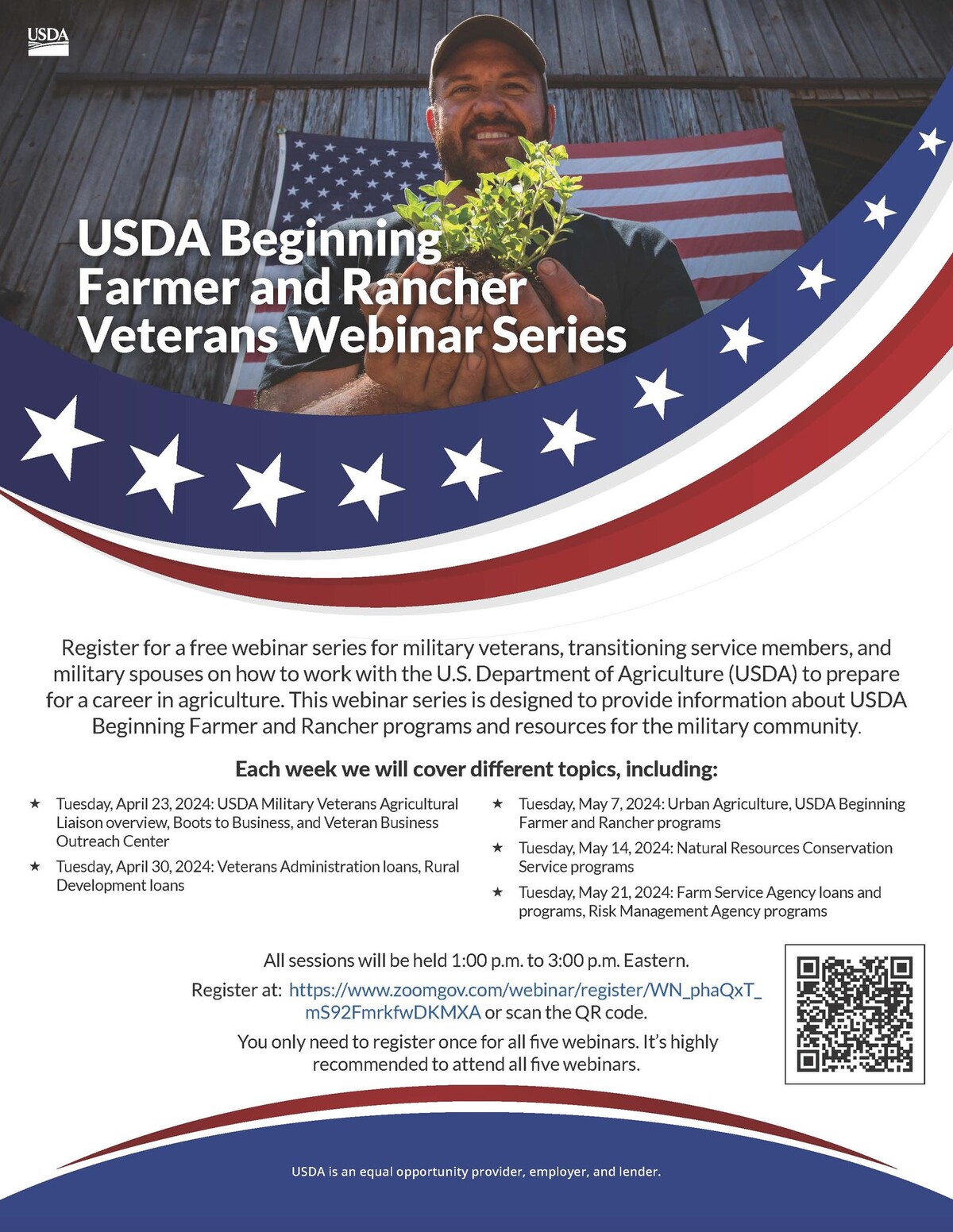 USDA Veterans Webinar Info
